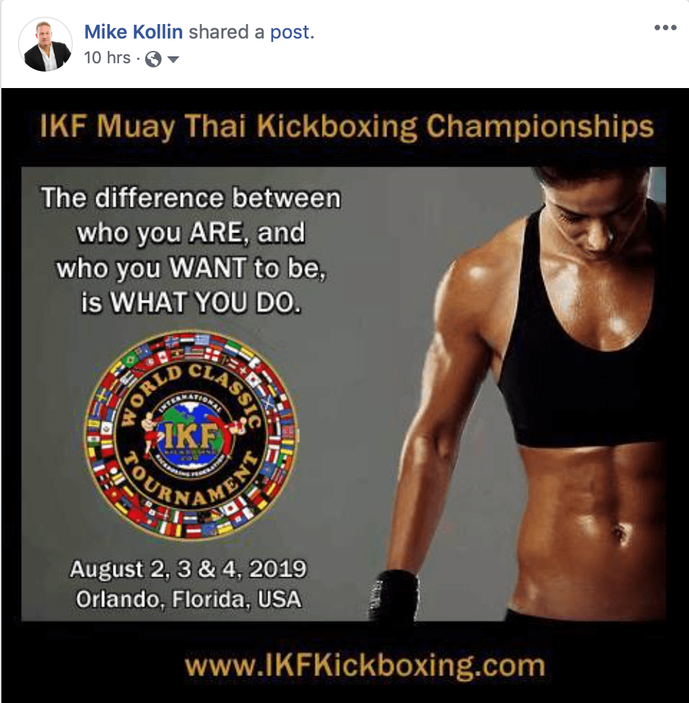 Female Muay Thai Champion Fighter IKF | Steve Fossums IKF International Kickboxing Federation