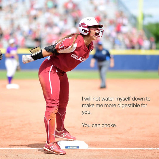 Oklahoma's Girls Championship Softball Team | Player on Base Yelling