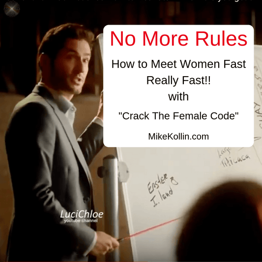 Lucifer Actor in suit teaching students with Dry Erase Board