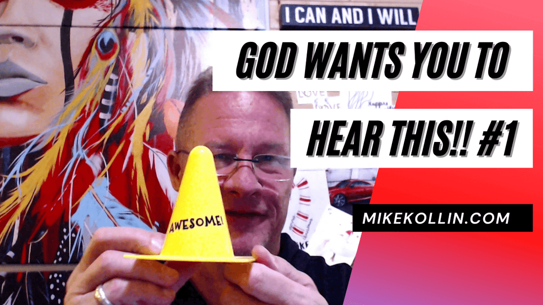God Wants you to Hear this #2 | How Narcissists Tricked Mankind into Darkness, Pain and Suffering! 🔥 | Happy, Blond / Blue Male with Reading Glasses, holding a small yellow cone that says Awesome!! 