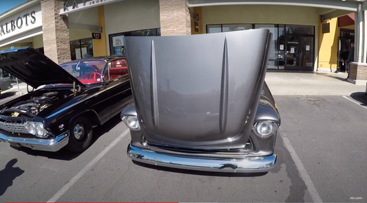 Napa Valley Car Show | Charcoal Grey 57 Chevy Truck