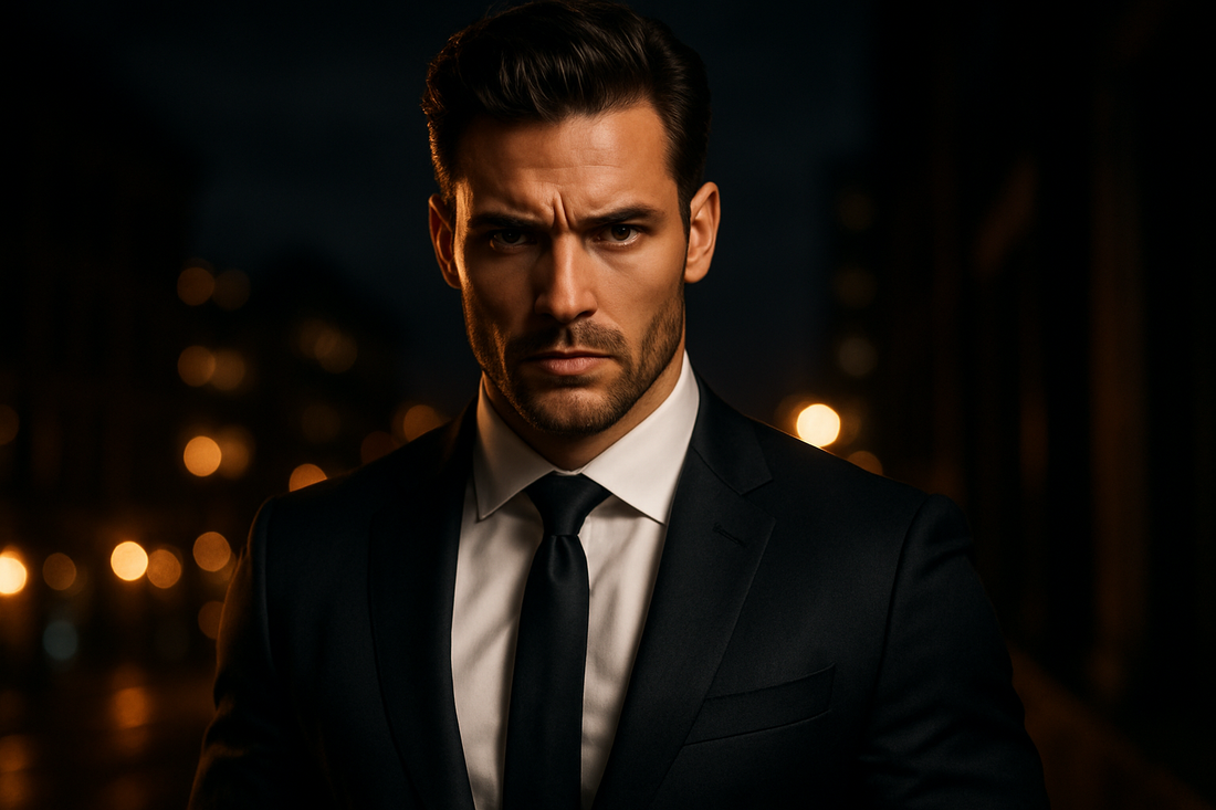 "Masculine man with dating power and seduction skills that women cannot resist"