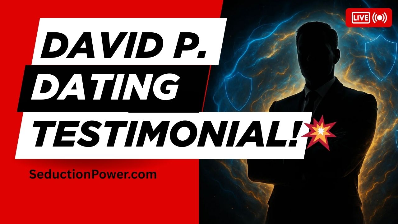 Load video: David P. Dating Testimonial - mikekollin.com with empowered businessman silhouette