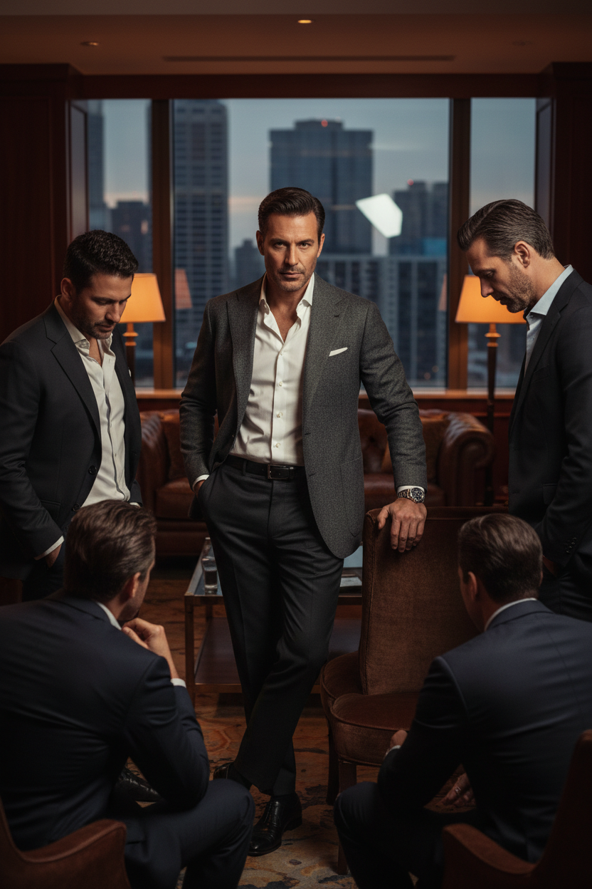 An exclusive penthouse inner circle led by Mike Kollin, focused on advanced seductive power and social dynamics for men.